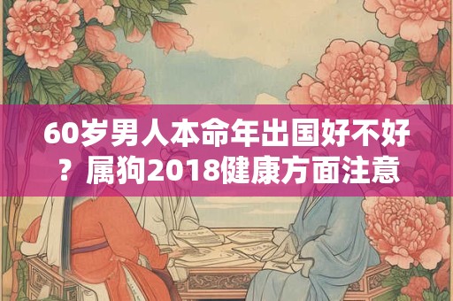 60岁男人本命年出国好不好？属狗2018健康方面注意什么？