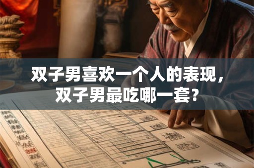 双子男喜欢一个人的表现，双子男最吃哪一套？