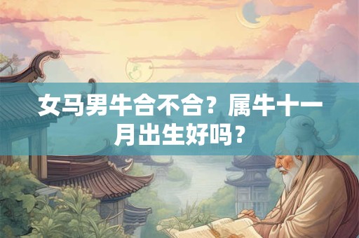 女马男牛合不合？属牛十一月出生好吗？