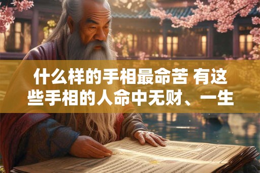 什么样的手相最命苦 有这些手相的人命中无财、一生困苦