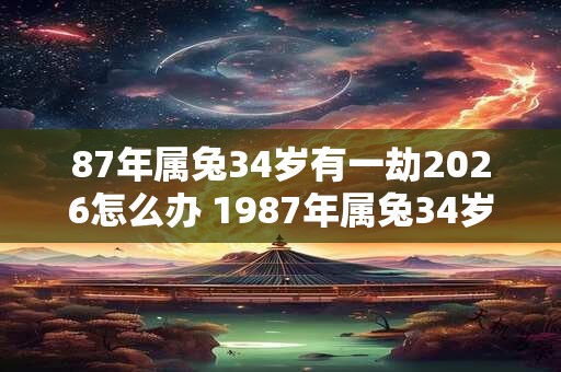 87年属兔34岁有一劫2026怎么办 1987年属兔34岁后享福吗 87年属兔34岁有一劫2026怎么办 1987年属兔34岁后享福吗