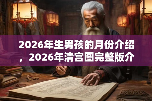 2026年生男孩的月份介绍，2026年清宫图完整版介绍！