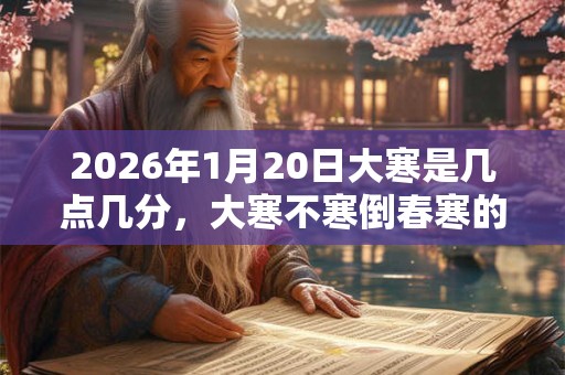 2026年1月20日大寒是几点几分，大寒不寒倒春寒的意思