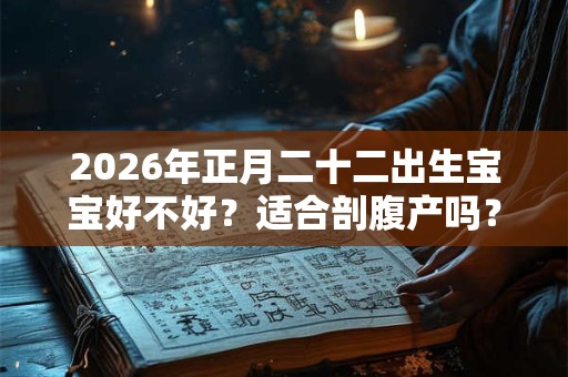 2026年正月二十二出生宝宝好不好？适合剖腹产吗？
