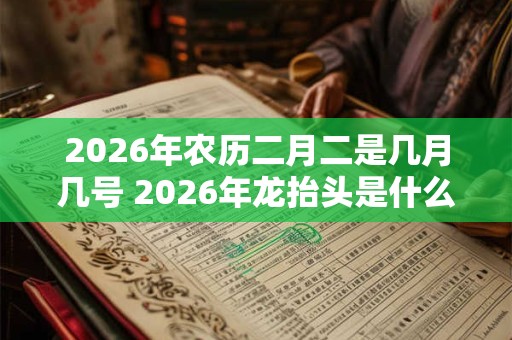 2026年农历二月二是几月几号 2026年龙抬头是什么时候