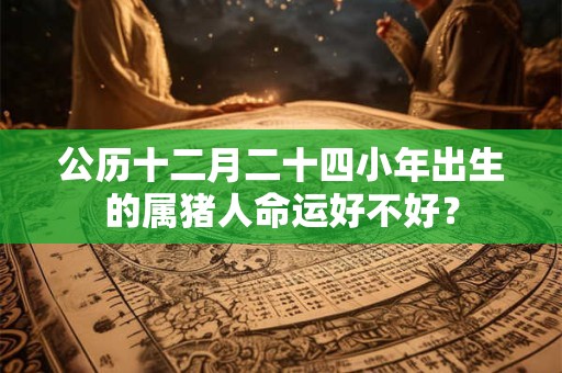 公历十二月二十四小年出生的属猪人命运好不好？