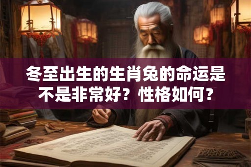 冬至出生的生肖兔的命运是不是非常好?性格如何? 冬至出生的生肖兔的命运是不是非常好?性格如何?