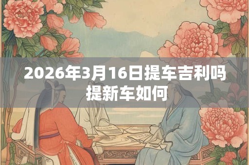 2026年3月16日提车吉利吗 提新车如何 2026年3月16日提车吉利吗 提新车如何