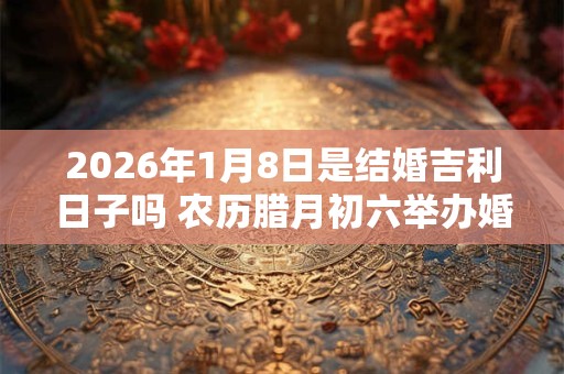 2026年1月8日是结婚吉利日子吗 农历腊月初六举办婚礼怎么样