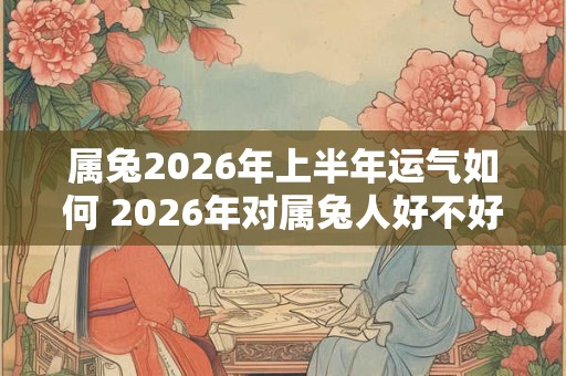 属兔2026年上半年运气如何 2026年对属兔人好不好
