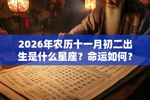2026年农历十一月初二出生是什么星座？命运如何？
