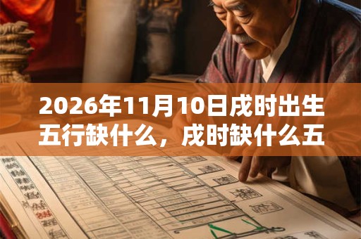 2026年11月10日戌时出生五行缺什么，戌时缺什么五行