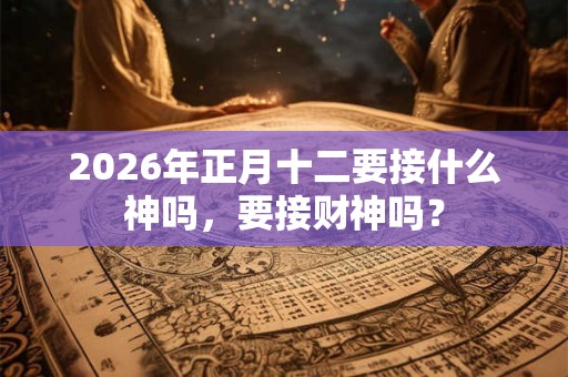 2026年正月十二要接什么神吗,要接财神吗? 2026年正月十二要接什么神吗,要接财神吗?