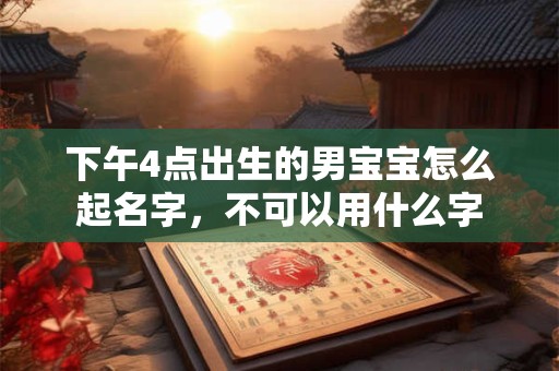 下午4点出生的男宝宝怎么起名字，不可以用什么字