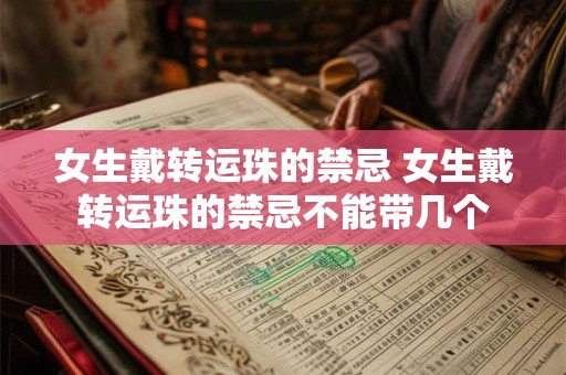 女生戴转运珠的禁忌 女生戴转运珠的禁忌不能带几个