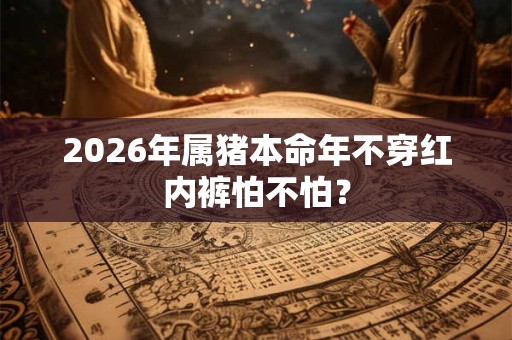 2026年属猪本命年不穿红内裤怕不怕？