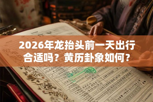 2026年龙抬头前一天出行合适吗？黄历卦象如何？