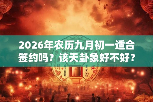 2026年农历九月初一适合签约吗？该天卦象好不好？