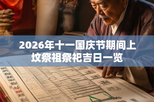 2026年十一国庆节期间上坟祭祖祭祀吉日一览