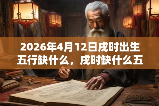 2026年4月12日戌时出生五行缺什么,戌时缺什么五行 2026年4月12日戌时出生五行缺什么,戌时缺什么五行