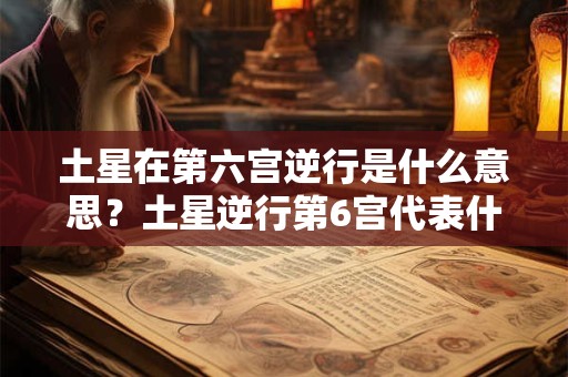 土星在第六宫逆行是什么意思？土星逆行第6宫代表什么？