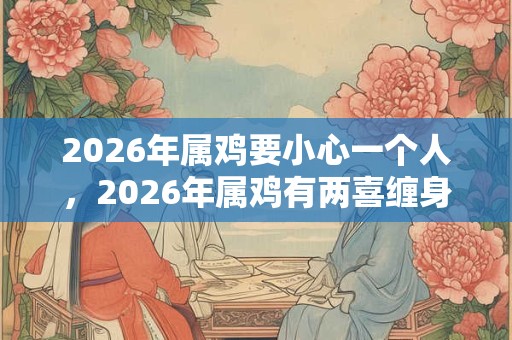 2026年属鸡要小心一个人，2026年属鸡有两喜缠身