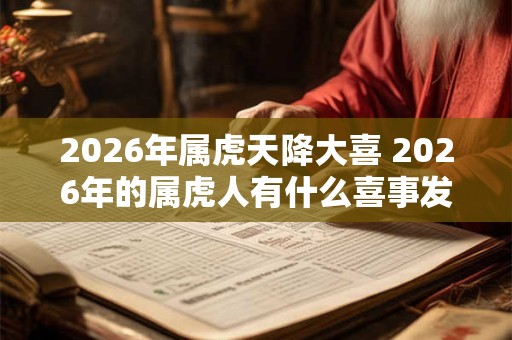 2026年属虎天降大喜 2026年的属虎人有什么喜事发生
