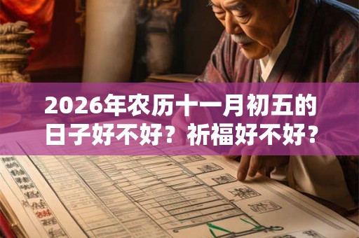 2026年农历十一月初五的日子好不好？祈福好不好？