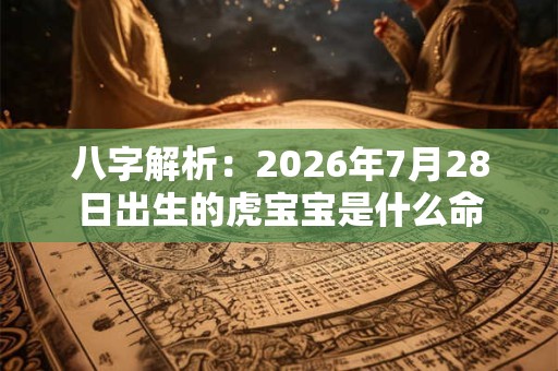 八字解析：2026年7月28日出生的虎宝宝是什么命