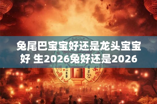 兔尾巴宝宝好还是龙头宝宝好 生2026兔好还是2026龙头宝宝好