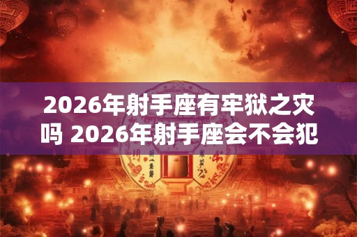 2026年射手座有牢狱之灾吗 2026年射手座会不会犯官灾