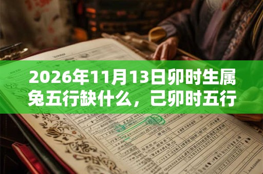 2026年11月13日卯时生属兔五行缺什么,己卯时五行缺什么 2026年11月13日卯时生属兔五行缺什么,己卯时五行缺什么