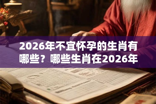 2026年不宜怀孕的生肖有哪些？哪些生肖在2026年不可以怀孕？