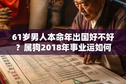 61岁男人本命年出国好不好？属狗2018年事业运如何？
