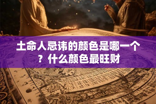 土命人忌讳的颜色是哪一个?什么颜色最旺财 土命人忌讳的颜色是哪一个?什么颜色最旺财