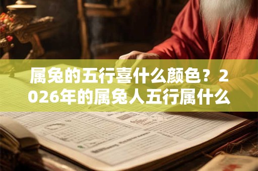 属兔的五行喜什么颜色？2026年的属兔人五行属什么