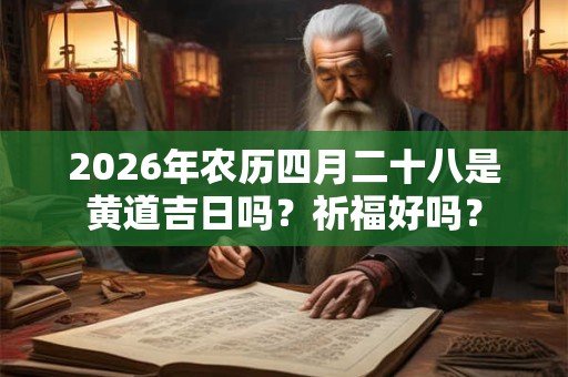 2026年农历四月二十八是黄道吉日吗?祈福好吗? 2026年农历四月二十八是黄道吉日吗?祈福好吗?