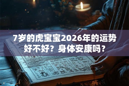 7岁的虎宝宝2026年的运势好不好？身体安康吗？