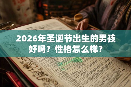 2026年圣诞节出生的男孩好吗？性格怎么样？