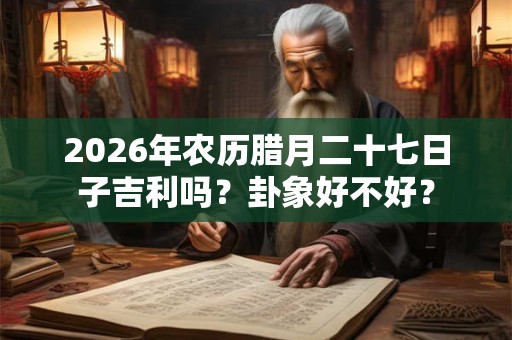 2026年农历腊月二十七日子吉利吗？卦象好不好？