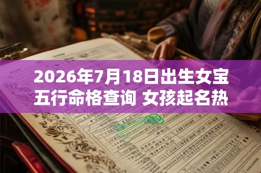 2026年7月18日出生女宝五行命格查询 女孩起名热门新款