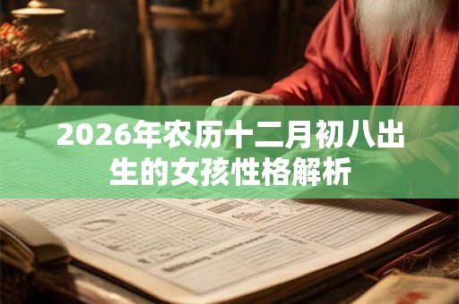 2026年农历十二月初八出生的女孩性格解析