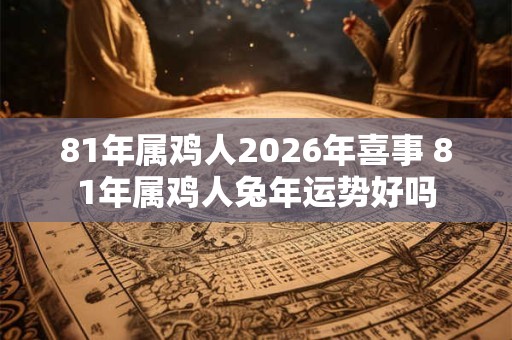 81年属鸡人2026年喜事 81年属鸡人兔年运势好吗