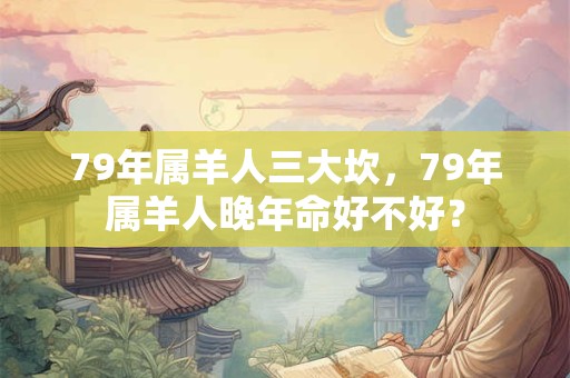79年属羊人三大坎，79年属羊人晚年命好不好？