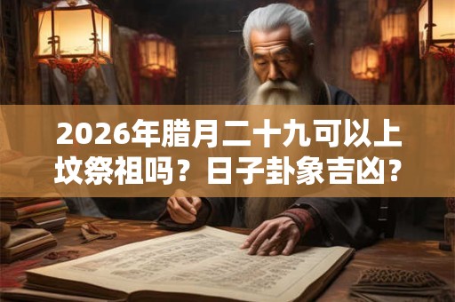 2026年腊月二十九可以上坟祭祖吗？日子卦象吉凶？