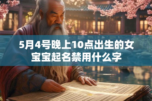 5月4号晚上10点出生的女宝宝起名禁用什么字
