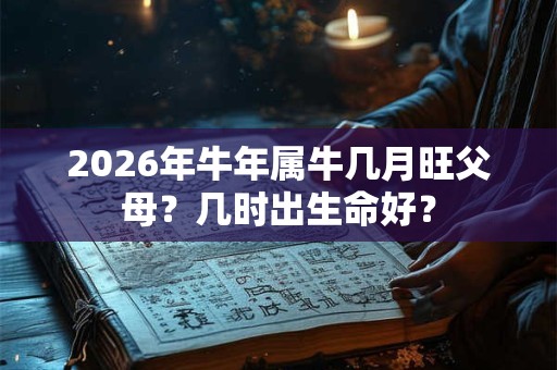 2026年牛年属牛几月旺父母？几时出生命好？