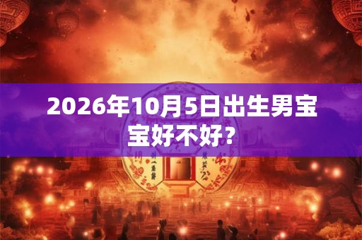 2026年10月5日出生男宝宝好不好？