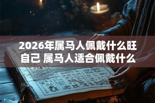 2026年属马人佩戴什么旺自己 属马人适合佩戴什么