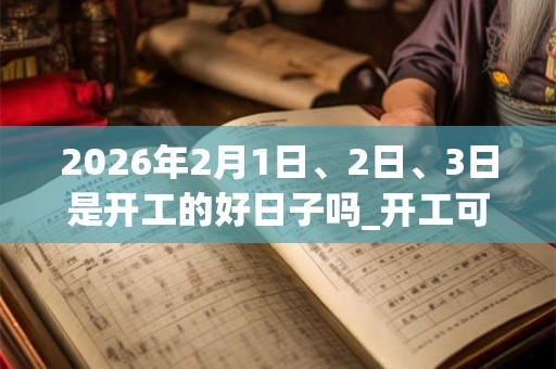 2026年2月1日、2日、3日是开工的好日子吗_开工可以吗 2026年2月1日、2日、3日是开工的好日子吗_开工可以吗